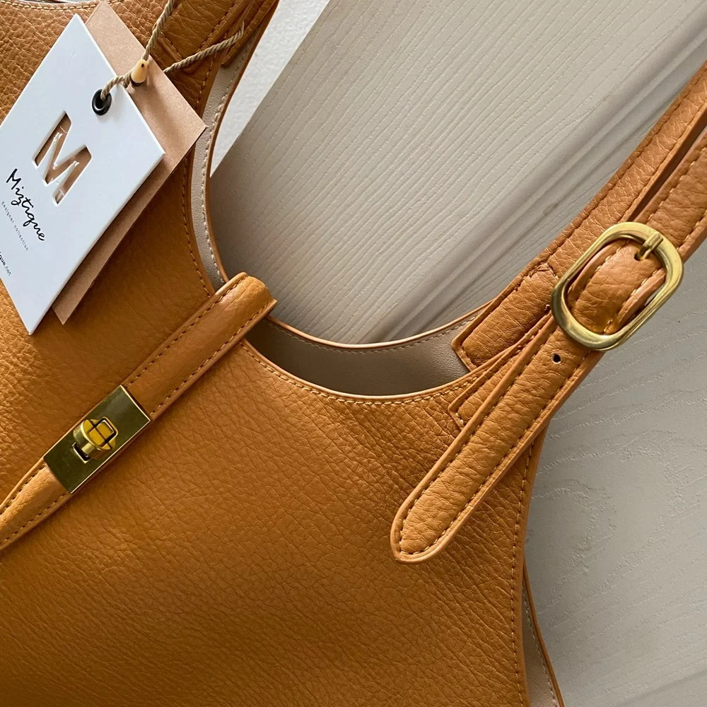 NWT Miztique Isabelle 2-in-1 Scoop Neck Tole in elegant Camel Color BGT-7188 - Picture 13 of 15